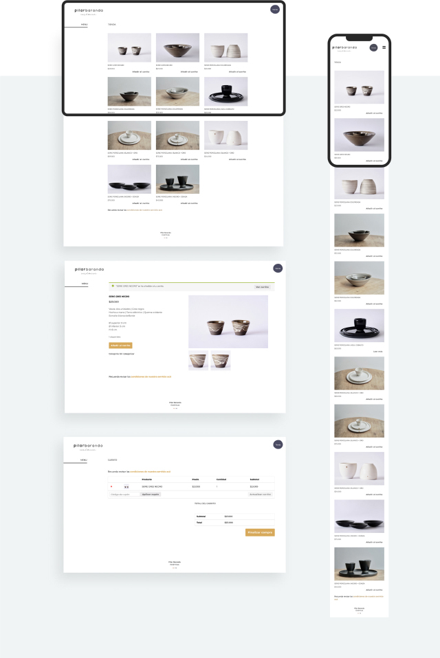 pilar baranda shop ceramica