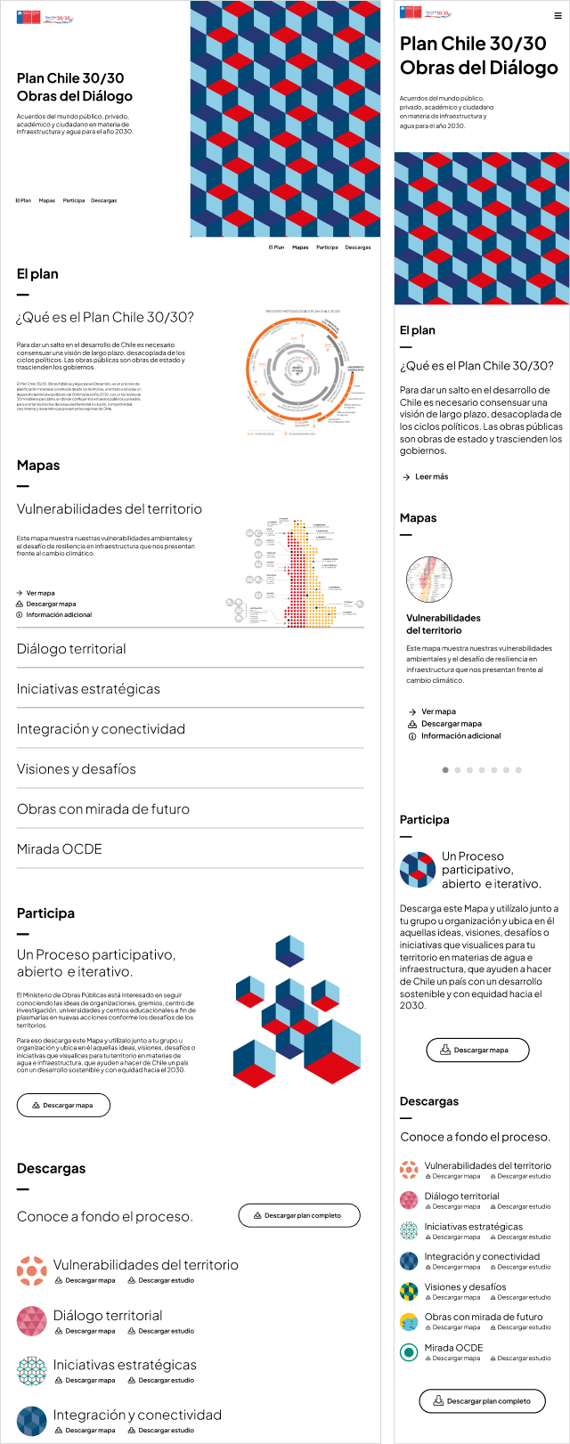 MOP plan chile 30/30 DIRPLAN